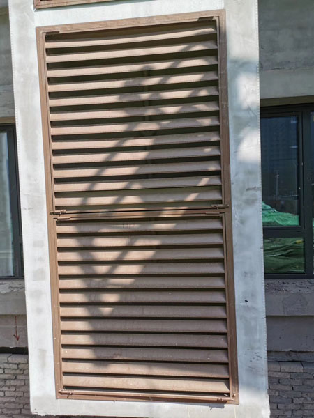 锌钢百叶窗安装